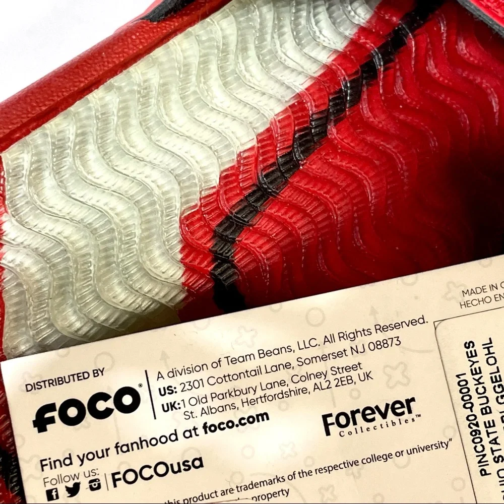 Foco OSU Ohio State Men’s Buckeyes Flip-Flop Slip-On Slippers Sz L 11-12 New - Picture 13 of 13